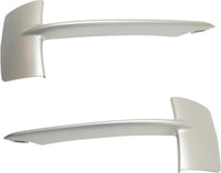 Set of 2 Front Bumper Molding Primed Left Driver & Right Passenger Side Direct Replacement Compatible with 2014-2018 BMW X5 BM1039152 BM1038152 51117303114 51117303113
