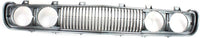Front Grille Assembly Painted Silver Shell And Insert Plastic With Molding Direct Replacement Compatible With 1972-1979 Nissan 620 NI1200103 F2301B9501