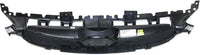 Front Bumper Upper Grille Textured Black Shell & Insert Direct Replacement Compatible With 2015-2017 Hyundai Accent HY1200184 863511R510
