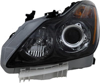 Front Head Light Assembly Left Driver Side Direct Replacement Compatible With 2011-2013 Infiniti G37 / 2014-2015 Q60 IN2502148 260601NL0B