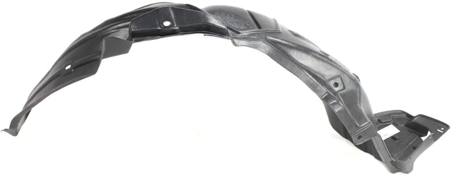 Front Fender Liner Left Driver Side Direct Replacement Compatible With 2007-2008 Honda Fit HO1250111 74151SLNA10