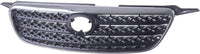 Front Grille Chrome Shell/Painted Dark Gray Insert Direct Replacement Compatible With 2005-2008 Toyota Corolla TO1200278 5310002090