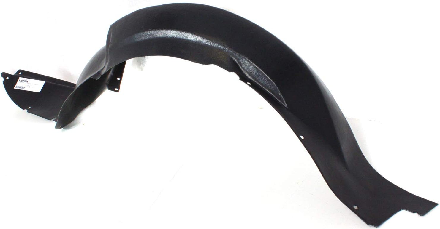 Front Fender Liner Left Driver Side Direct Replacement Compatible With 2005-2010 Chevrolet Cobalt / 2007-2009 Pontiac G5 GM1250121 15845960