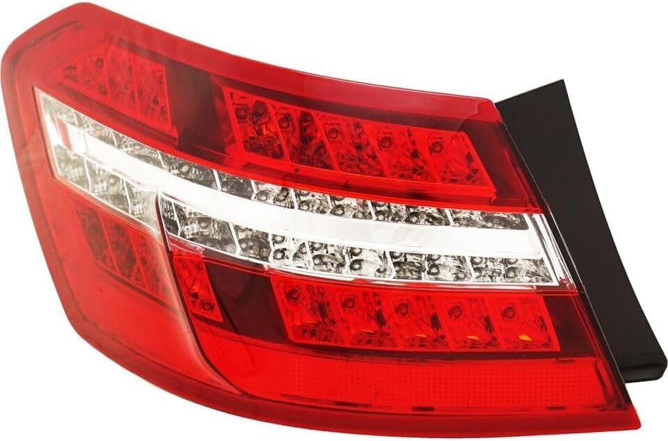 Tail Light Outer Assembly Left Driver Side Direct Replacement Compatible With 2010-2013 Mercedes Benz E-Class MB2804106 2129060758