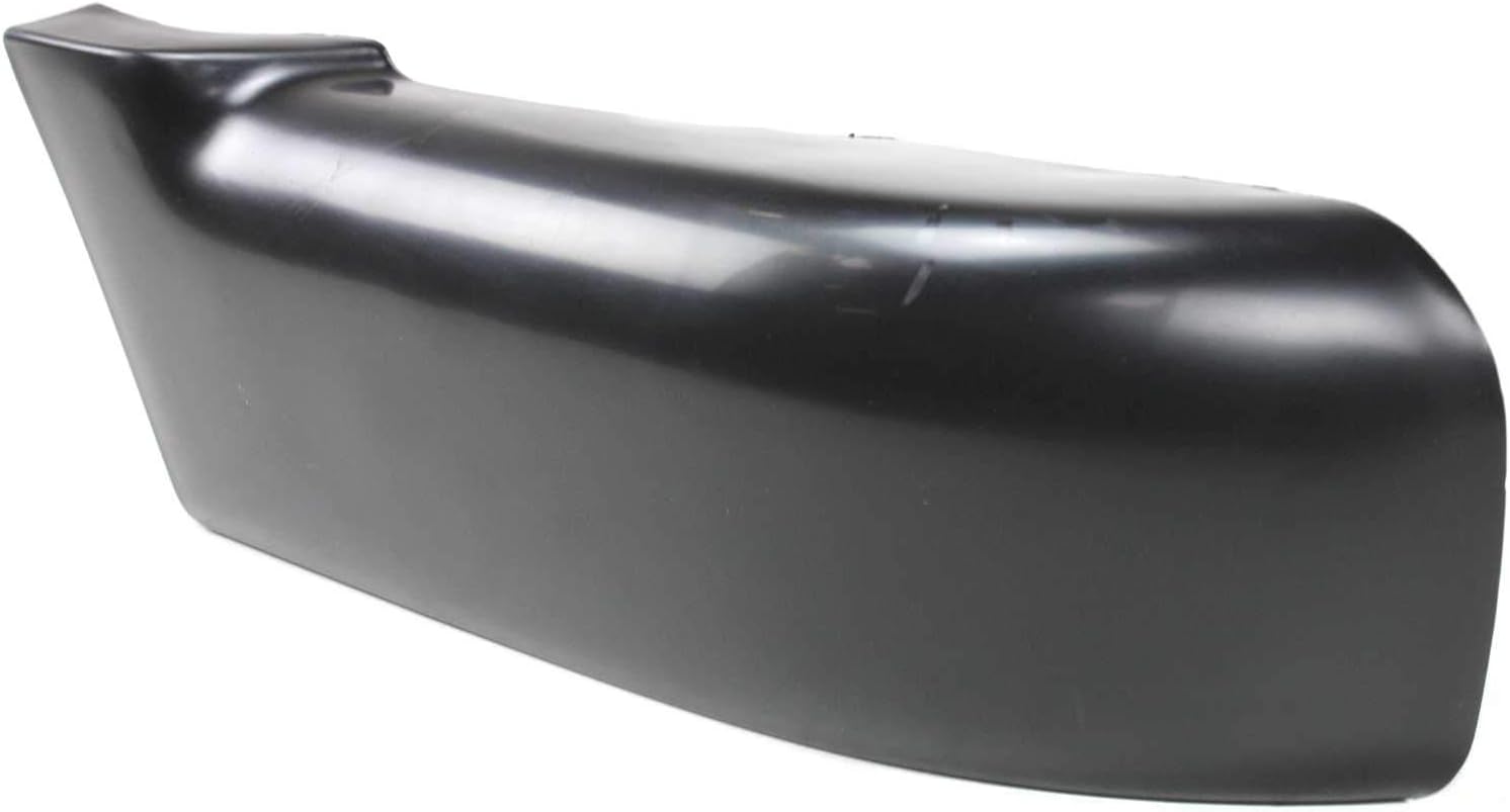 Set Of 2 Front Bumper End Cap Primed Without Molding Holes Left Driver & Right Passenger Side Direct Replacement Compatible With 1994-1997 Chevrolet S10 GM1005140 GM1004141 12383112
