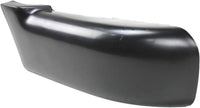 Set Of 2 Front Bumper End Cap Primed Without Molding Holes Left Driver & Right Passenger Side Direct Replacement Compatible With 1994-1997 Chevrolet S10 GM1005140 GM1004141 12383112