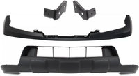 Front Bumper Upper Cover Primed Steel + Lower Valance + Stay Brackets Right Passenger & Left Driver Side Direct Replacement Compatible With 2005-2019 Nissan Frontier NI1014100