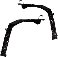Set of 2 Front Radiator Support Side Panel Steel Left Driver & Right Passenger Side Direct Replacement Compatible with 2019-2024 Toyota RAV4 / 2021-2024 Prime TO1225495 TO1225496