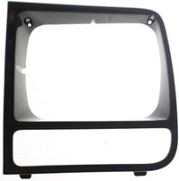 Set Of 2 Front Head Lamp Door Primed Left Driver & Right Passenger Side Direct Replacement Compatible With 1998-2001 Jeep Cherokee CH2512156 CH2513156 5EM73SW1 5EM72SW1
