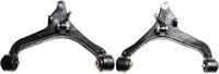 Set Of 2 Front Control Lower Arm Without Ball Joint/With Bushing Right Passenger & Left Driver Side Direct Replacement Compatible With 2002-2007 Jeep Liberty 52088636AF 52088637AF