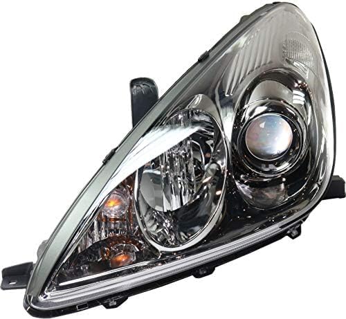 Set Of 2 Front Head Light Assembly Plastic Left Driver & Right Passenger Side Direct Replacement Compatible With 2005-2006 Lexus ES330 LX2502125 LX2503125 8117033561 8113033561