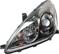Set Of 2 Front Head Light Assembly Plastic Left Driver & Right Passenger Side Direct Replacement Compatible With 2005-2006 Lexus ES330 LX2502125 LX2503125 8117033561 8113033561