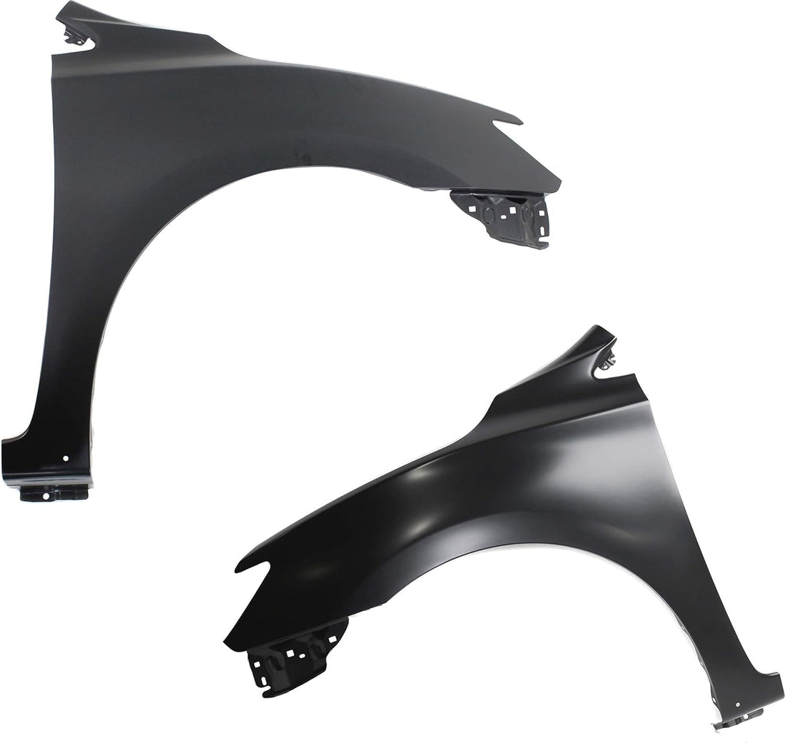 Set Of 2 Front Fender Primed Steel Left Driver & Right Passenger Side Direct Replacement Compatible With 2016-2019 Nissan Sentra NI1241223 NI1240223 F31003YUAA F31013YUAA
