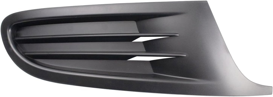 Front Fog Light Cover Textured Dark Gray Right Passenger Side Direct Replacement Compatible With 2010-2014 Volkswagen Golf VW1039118 5K0853666A9B9