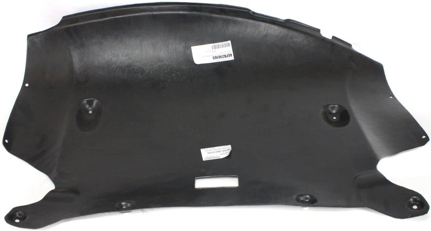 Front Center Engine Splash Shield Under Cover Direct Replacement Compatible With 2006-2007 BMW 525xi BM1228128 51757138601
