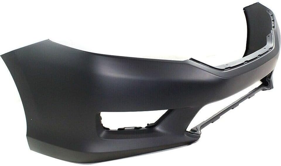 Front Bumper Cover Primed Direct Replacement Compatible With 2013-2015 Honda Accord HO1000288 04711T2AA90ZZ