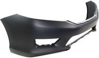 Front Bumper Cover Primed Direct Replacement Compatible With 2013-2015 Honda Accord HO1000288 04711T2AA90ZZ