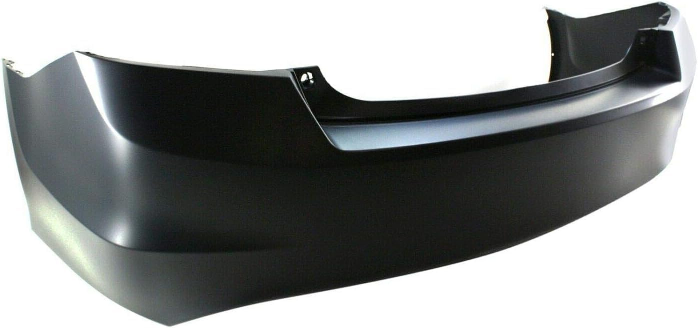 Rear Bumper Cover Primed Direct Replacement Compatible With 2008-2012 Honda Accord HO1100246 04715TA0A90ZZ
