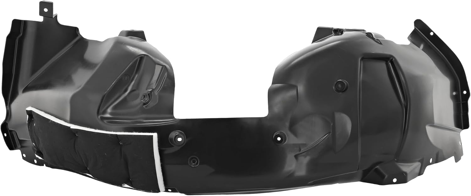 Front Inner Fender Liner Right Passenger Side Direct Replacement Compatible With 2015 Ford Mustang FO1249180 FR3Z16102B