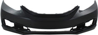 Front Bumper Cover Primed Direct Replacement Compatible With 2013-2015 Honda Civic Sedan HO1000290 04711TR3A50ZZ