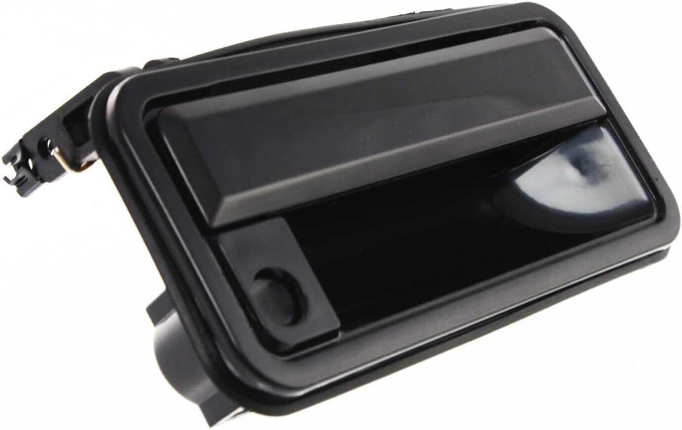 AUTOS PARTS PLUS Set of 2 Front Exterior Door Handle Smooth Black Left Driver & Right Passenger Side Direct Replacement Compatible with 1988-2002 GMC/Chevrolet C/K Series GM1310172 GM1311172