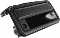 AUTOS PARTS PLUS Set of 2 Front Exterior Door Handle Smooth Black Left Driver & Right Passenger Side Direct Replacement Compatible with 1988-2002 GMC/Chevrolet C/K Series GM1310172 GM1311172