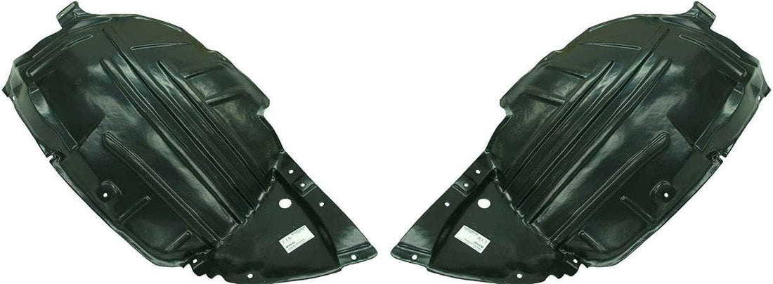 Set Of 2 Front Section Fender Liner Left Driver & Right Passenger Side Direct Replacement Compatible With 2006-2007 Infiniti M35 IN1251110 IN1250111 63844EG000 63845EG000