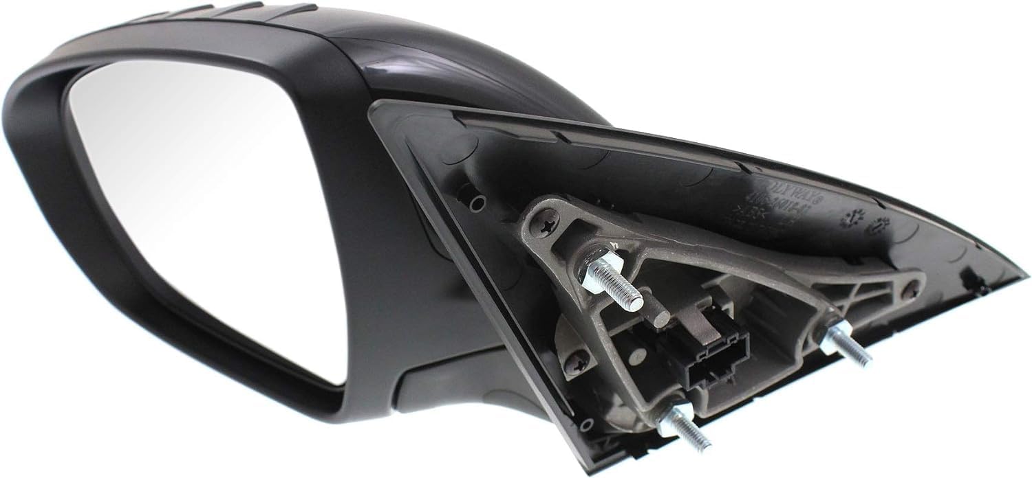 Front Power Mirror Manual Folding Heated Primed Left Driver Side Direct Replacement Compatible With 2014-2015 Kia Optima KI1320175 876104C501