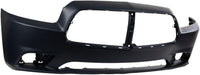 Front Bumper Cover Primed Plastic Direct Replacement Compatible With 2011-2014 Dodge Charger CH1000993 68092597AA