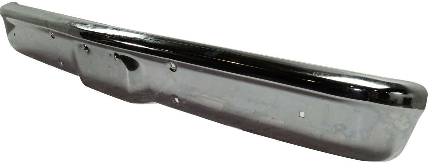 Front Bumper Chrome Steel Direct Replacement Compatible With 1967-1970 Chevrolet & GMC C/K Series Full Size Pickup GM1002350 3884701