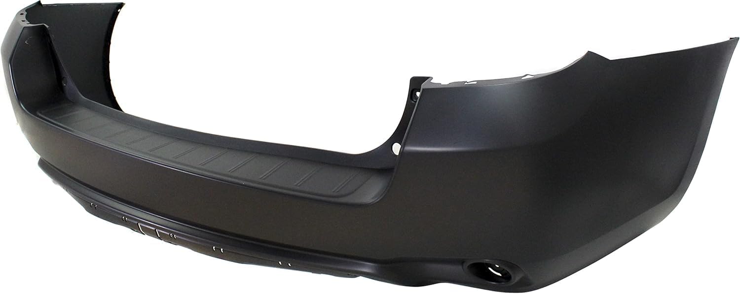 Rear Bumper Upper Cover Primed Direct Replacement Compatible With 2008-2010 Toyota Highlander TO1100260 521590E906