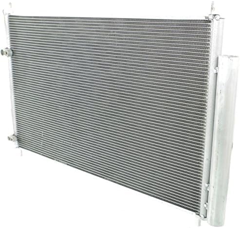 Front AC Condenser Aluminum Core Direct Replacement Compatible With 2009-2010 Pontiac Vibe / 2009-2019 Toyota Corolla / 2008-2016 Scion SC3030105 8845012280 8845012340