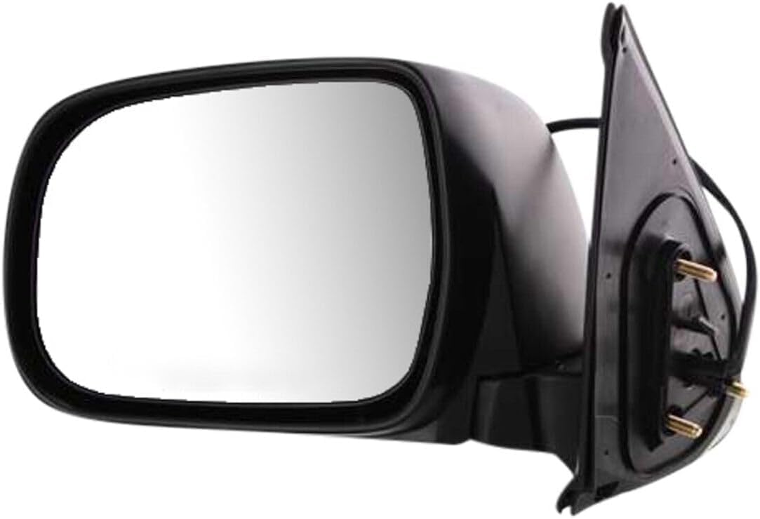 Set Of 2 Front Power Mirror Manual-Folding Non-Heated Plastic Left Driver & Right Passenger Side Direct Replacement Compatible With 2005-2011 Toyota Tacoma TO1320256 TO1321256