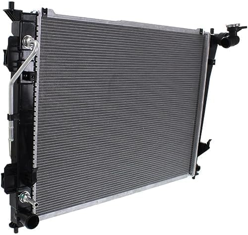Front Radiator Aluminum Core Direct Replacement Compatible With 2011-2015 Kia Optima / 2011-2014 Sonata HY3010171 HY3010183 253103Q500 253103R700