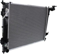 Front Radiator Aluminum Core Direct Replacement Compatible With 2011-2015 Kia Optima / 2011-2014 Sonata HY3010171 HY3010183 253103Q500 253103R700