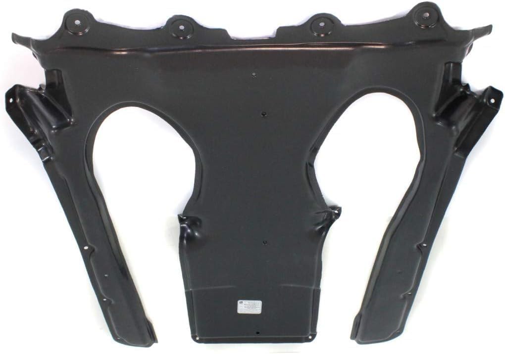 Rear Engine Splash Shield Under Cover Plastic Direct Replacement Compatible with 2007-2014 Mercedes Benz CL-Class MB1228153 2215242830 2215242530