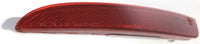 Rear Bumper Face Bar Reflector Left Driver Side Direct Replacement Compatible With 2010-2013 Mazda 3 MA2830100 BBM4515M0C
