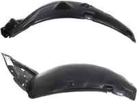 Set Of 2 Front Section Fender Liner Left Driver & Right Passenger Side Direct Replacement Compatible With 2007-2008 Infiniti G35 / 2010-2013 G37 / 2011-2012 G25 / 2015 Q40 IN1249119