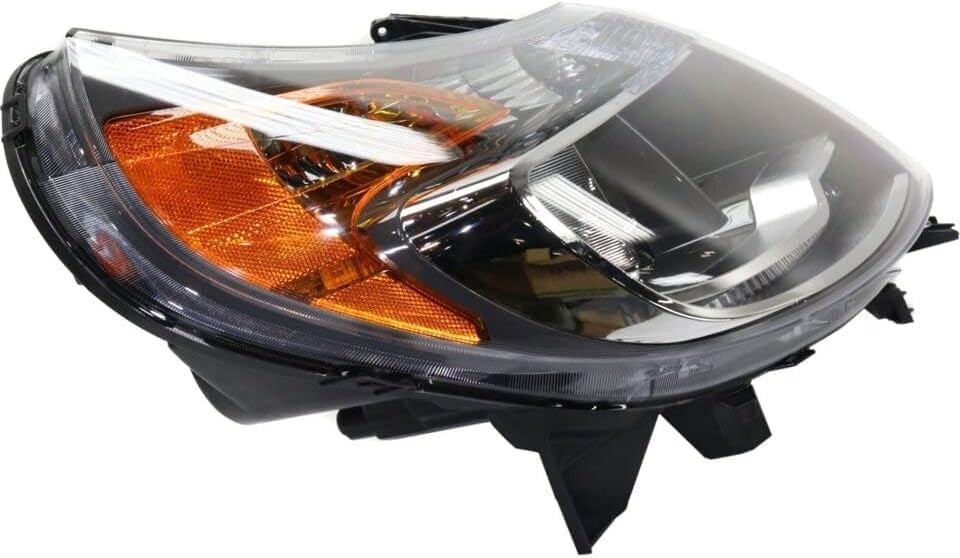 Set Of 2 Front Headlight Assembly Without Daytime Running Light Right Passenger & Left Driver Side Direct Replacement Compatible With 2014-2022 Ram ProMaster 1500 2500 3500 CH2503254