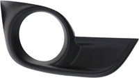 Front Fog Light Molding Trim Textured Right Passenger Side Direct Replacement Compatible With 2013-2015 Nissan Altima NI1039115 622563TA0B