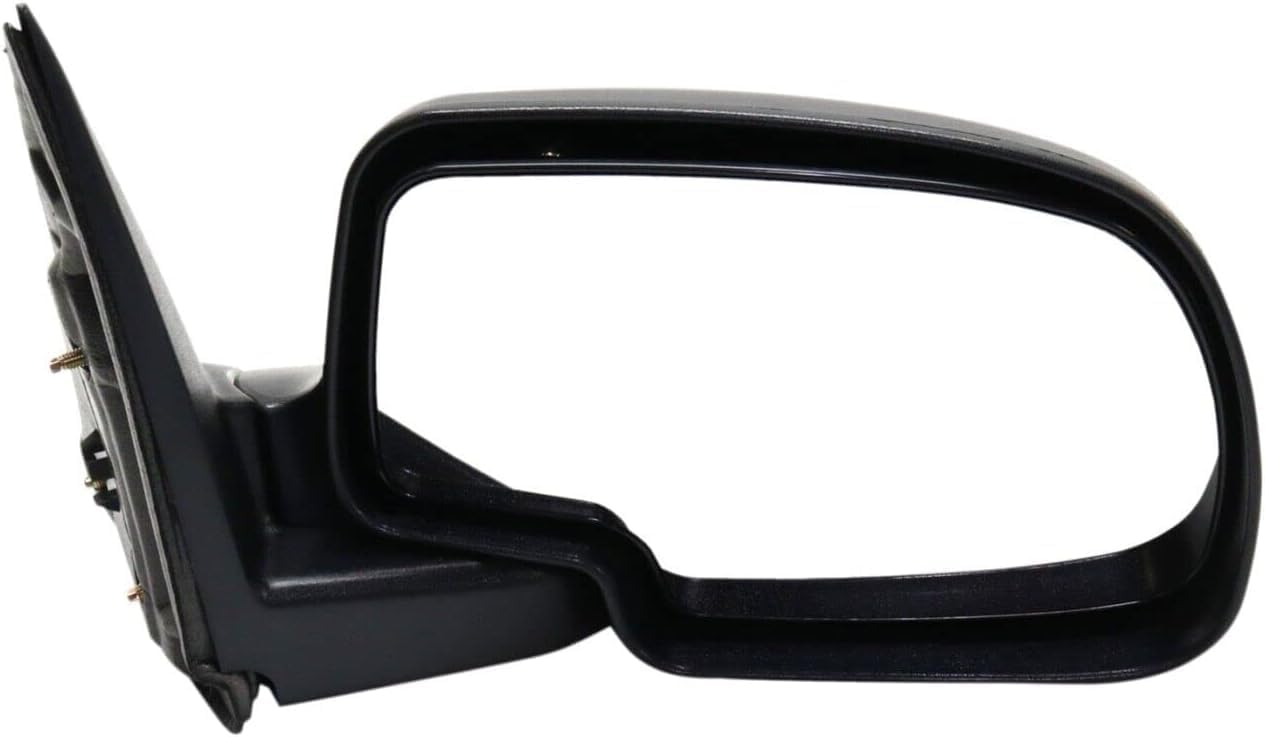 AUTOS PARTS PLUS Set of 2 Front Mirror Manual Folding Non-Towing Textured Right & Left Side Direct Replacement Compatible With Chevrolet Silverado/GMC Sierra 1500 2500HD 3500 1999-2006 GM1320230