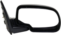 AUTOS PARTS PLUS Set of 2 Front Mirror Manual Folding Non-Towing Textured Right & Left Side Direct Replacement Compatible With Chevrolet Silverado/GMC Sierra 1500 2500HD 3500 1999-2006 GM1320230