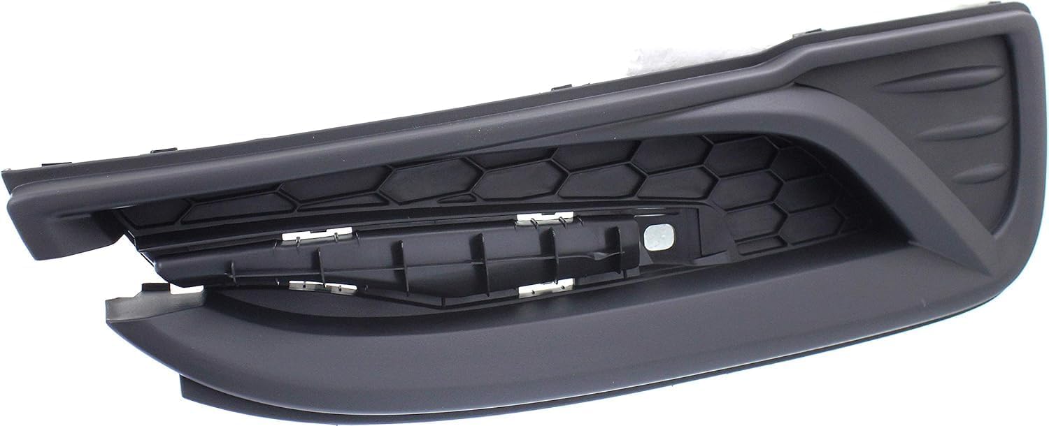 Front Fog Light Cover Textured Right Passenger Side Direct Replacement Compatible With 2013-2015 Honda Civic HO1039113 71106TR3A61