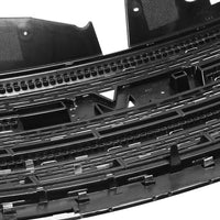 Front Grille Assembly Textured Shell And Insert Plastic With Chrome Frame Direct Replacement Compatible With 2016-2017 GMC Terrain GM1200724 23379210