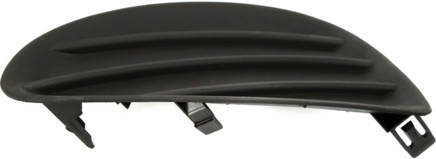 Set Of 2 Front Fog Light Cover Textured Left Driver & Right Passenger Side Direct Replacement Compatible With 2012-2014 Toyota Yaris TO1039155 TO1038155 8148152360 8148252300