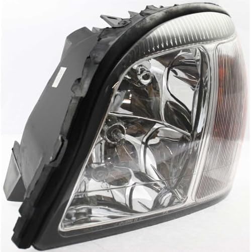 Set Of 2 Front Headlight Assembly Right Passenger & Left Driver Side Direct Replacement Compatible With 2004-2005 Cadillac DeVille GM2502240 GM2503240 19245433 19245434
