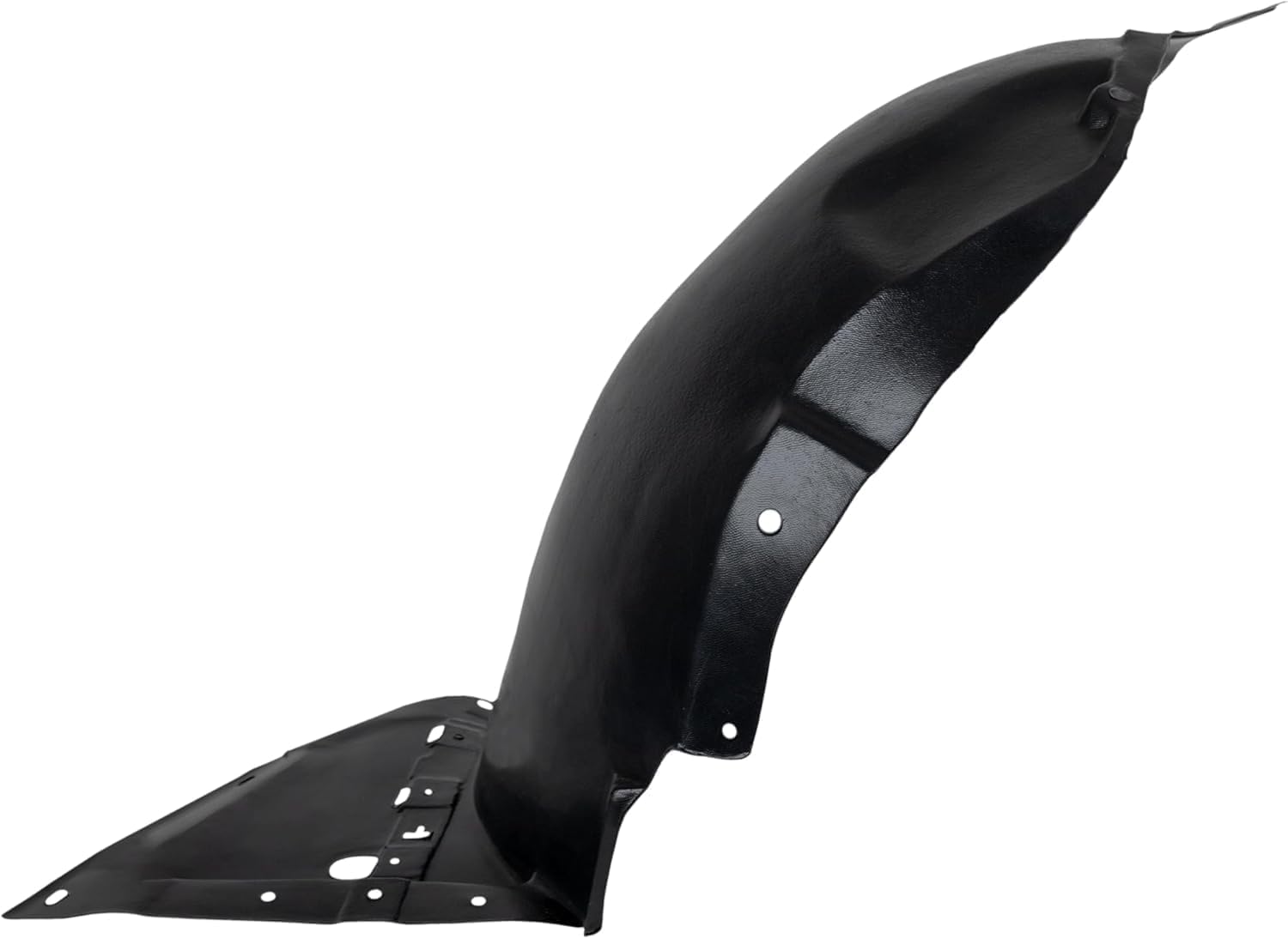 Front Section Fender Liner Left Driver Side Direct Replacement Compatible With 2008-2013 Infiniti G37 / 2014-2015 Q60 IN1248112 63845JL03A
