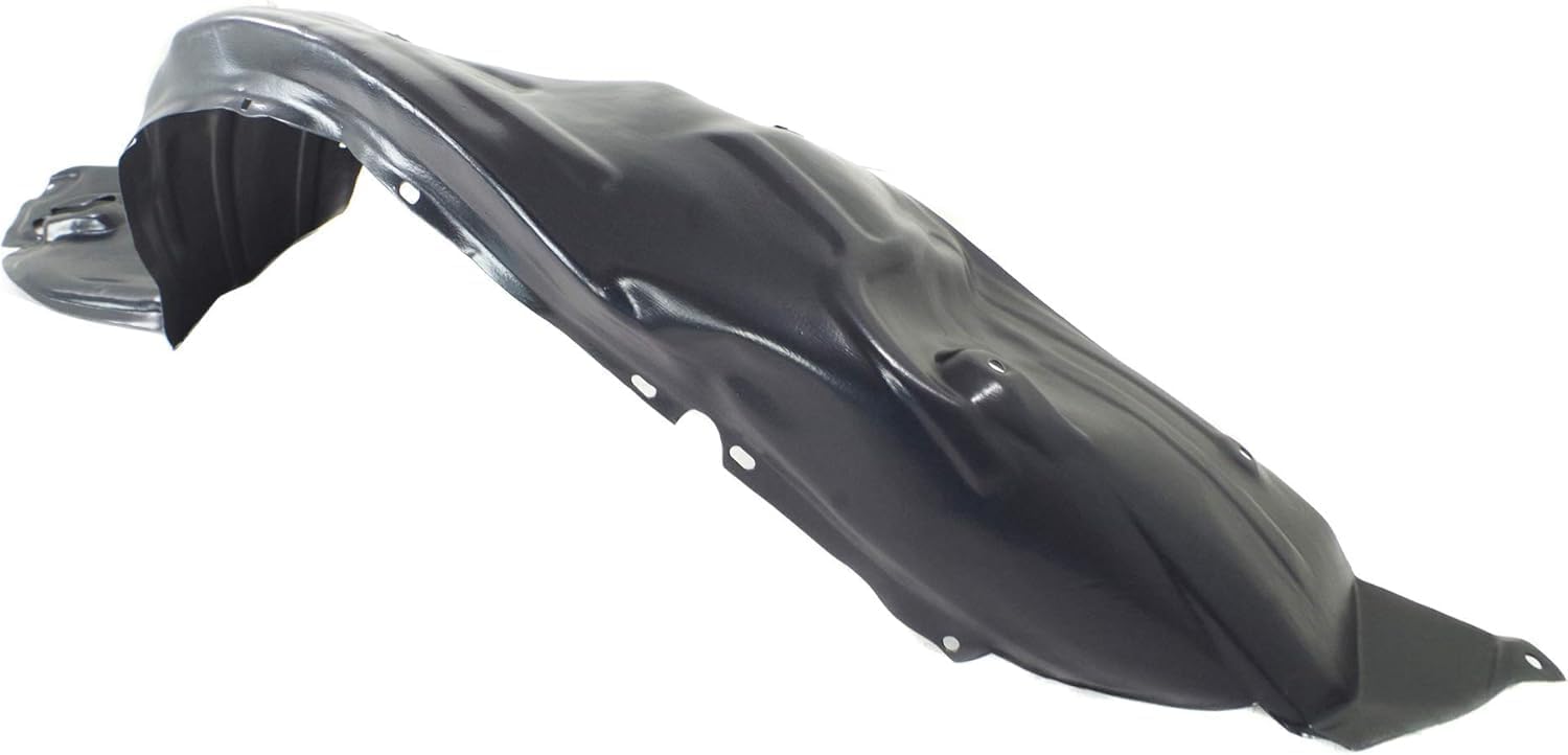 Front Fender Liner Left Driver Side Direct Replacement Compatible With 1997-2001 Lexus ES300 LX1250105 5387633080
