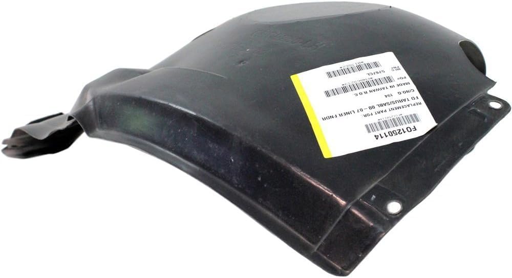 Front Section Fender Liner Left Driver Side Direct Replacement Compatible With 2000-2007 Ford Taurus/Mercury Sable FO1250114 YF1Z16103AA