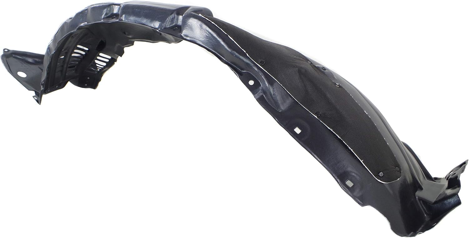 Front Fender Liner Left Driver Side Direct Replacement Compatible With 2014-2019 Toyota Highlander TO1248196 538060E110
